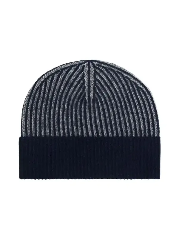 Men's Rib-Knit Cashmere Beanie Hat