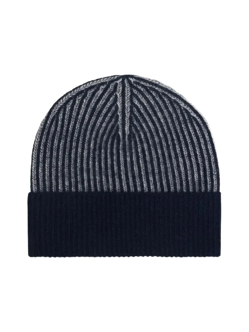 Bergdorf Goodman Men's Rib-Knit Cashmere Beanie Hat