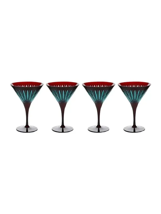 L'Objet Prism Martini Glasses, Set of 4