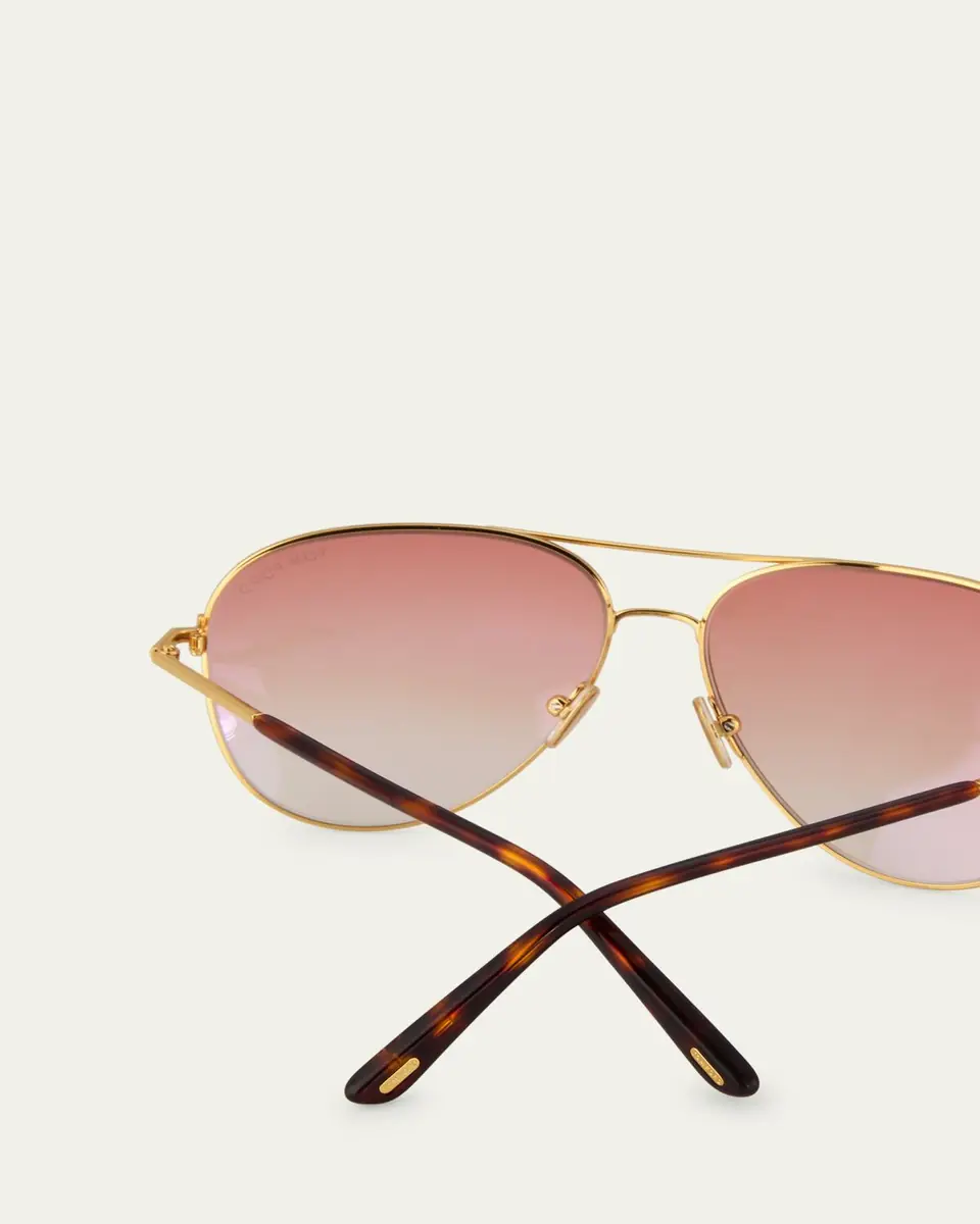 Tom Ford Clark Metal Aviator Sunglasses | Thumbnail 8 Tom Ford Clark Metal Aviator Sunglasses | Thumbnail 8