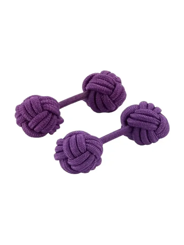 Charvet Men's Knotted Cotton Cufflinks