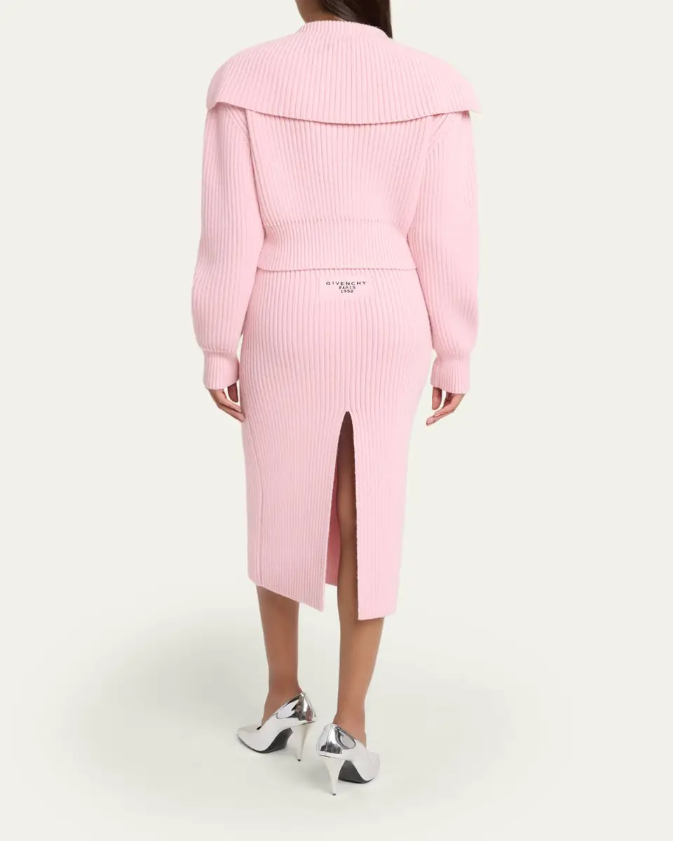 Givenchy Ribbed Knit Midi Skirt | Thumbnail 3 Givenchy Ribbed Knit Midi Skirt | Thumbnail 3