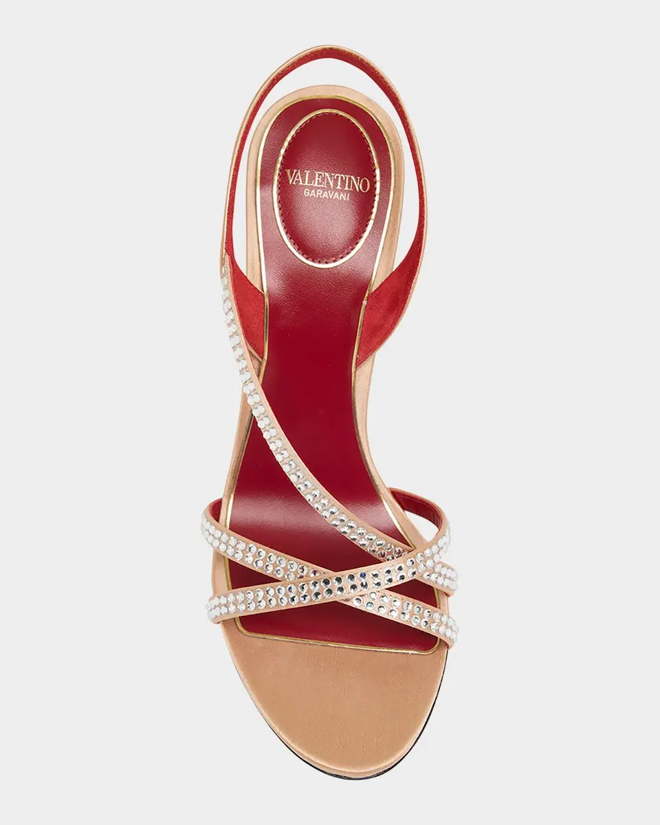 Valentino Garavani Dans Le Foyer Embellished Slingback Sandals | Thumbnail 3 Valentino Garavani Dans Le Foyer Embellished Slingback Sandals | Thumbnail 3