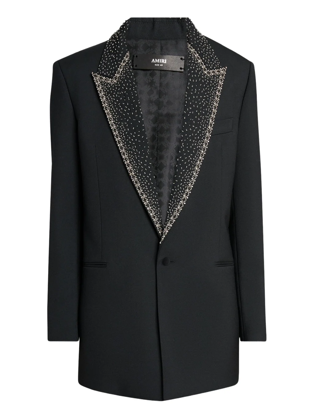 AMIRI Men's Sequin Peak Lapel Oversized Blazer