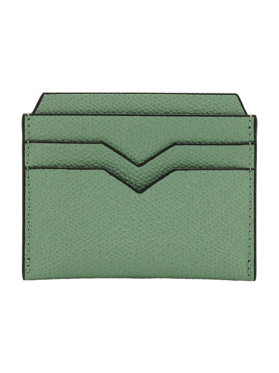 Valextra Men's V-Slot Leather Card Case