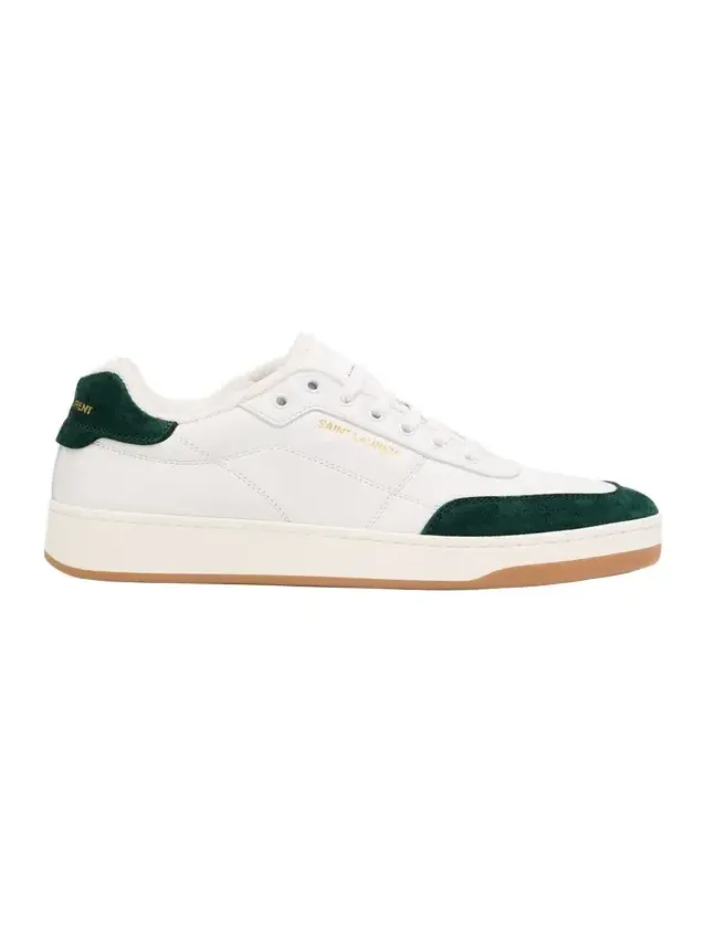 Men's SL61 Leather and Suede Low-Top Sneakers Men's SL61 Leather and Suede Low-Top Sneakers