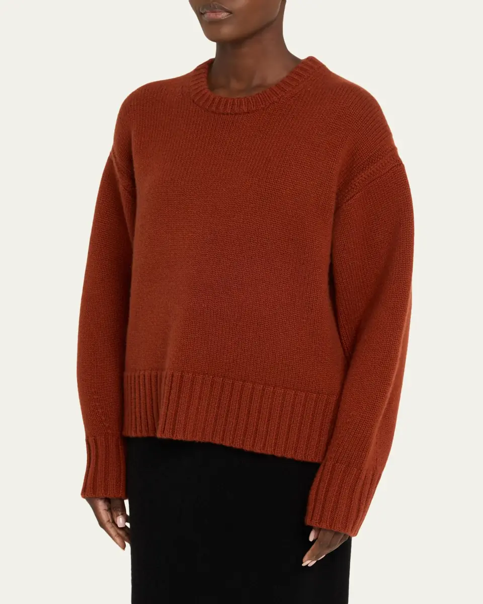 Guest In Residence Cozy Cashmere Crewneck Sweater | Thumbnail 4 Guest In Residence Cozy Cashmere Crewneck Sweater | Thumbnail 4