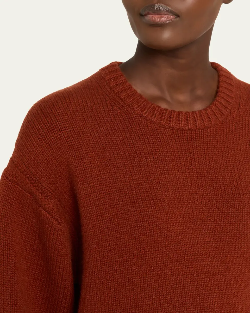 Guest In Residence Cozy Cashmere Crewneck Sweater | Thumbnail 5 Guest In Residence Cozy Cashmere Crewneck Sweater | Thumbnail 5