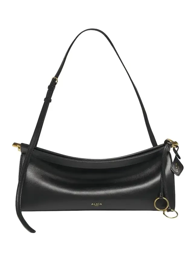 Le Click Medium Shoulder Bag in Glossy Leather