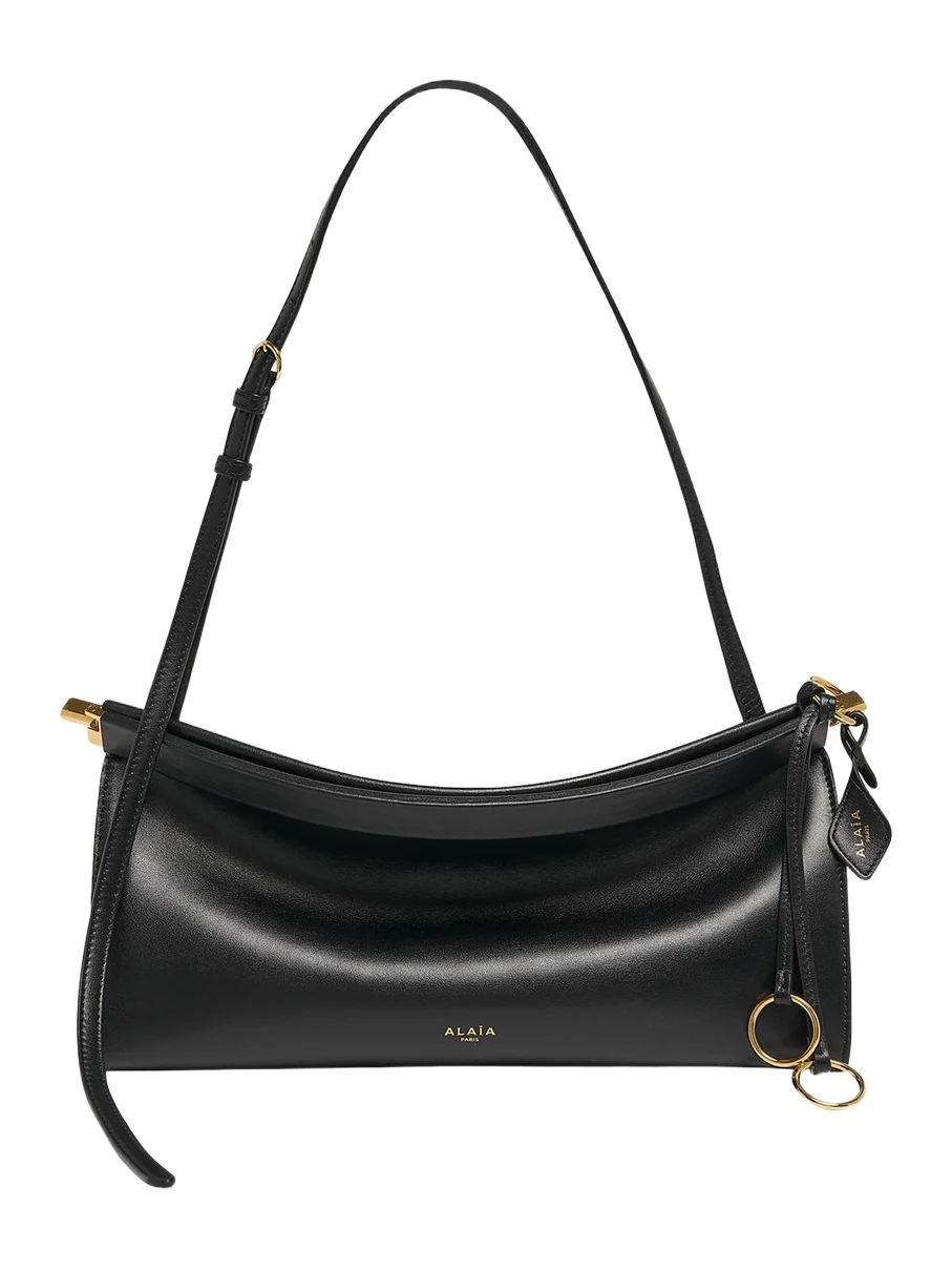 Le Click Medium Shoulder Bag in Glossy Leather Le Click Medium Shoulder Bag in Glossy Leather