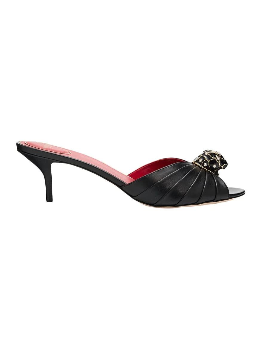 55mm Pas De Chat Leather Mules 55mm Pas De Chat Leather Mules