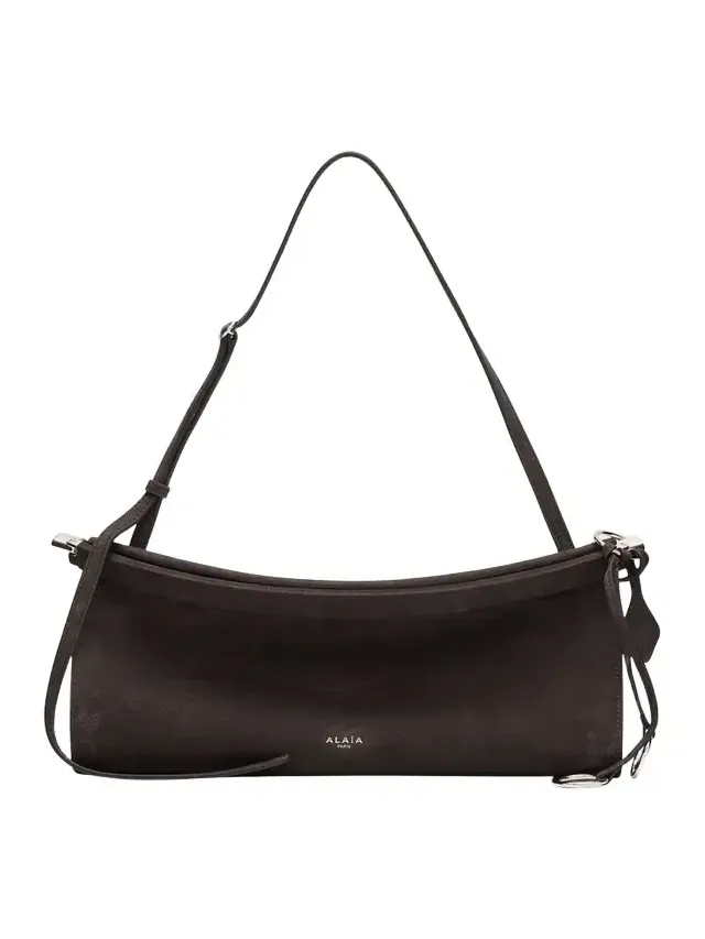 Le Click Medium Shoulder Bag in Suede Le Click Medium Shoulder Bag in Suede