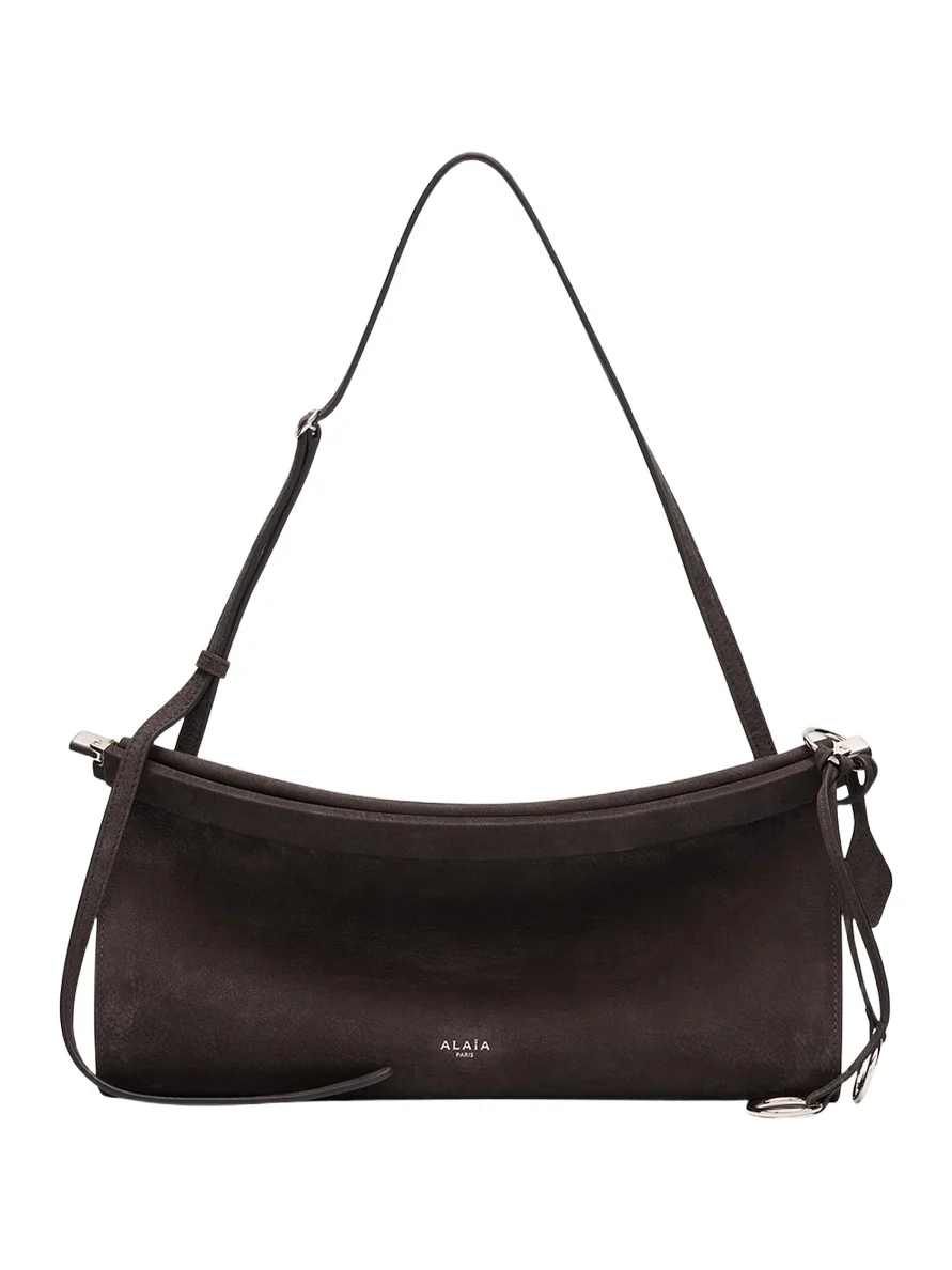 Le Click Medium Shoulder Bag in Suede
