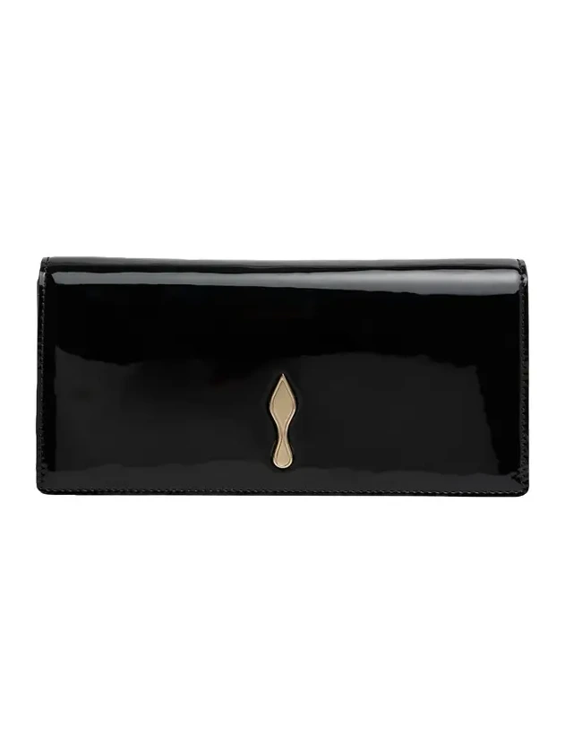 Bettina Patent Leather Clutch Bag