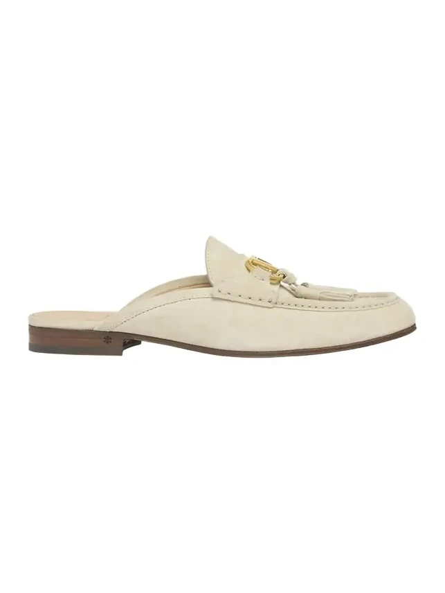 VLogo Signature Suede Loafer Mules VLogo Signature Suede Loafer Mules