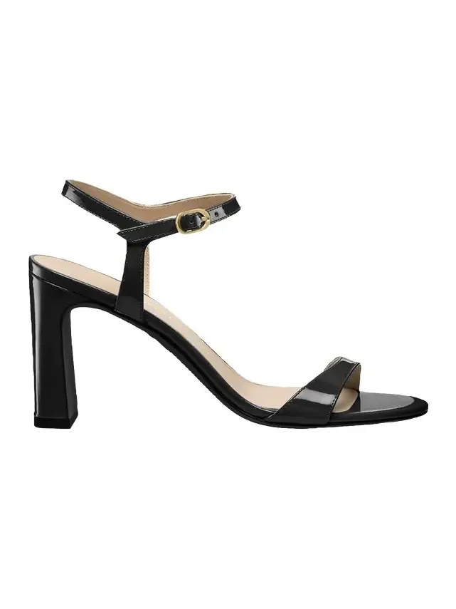 Babette Patent Leather Ankle-Strap Sandals Babette Patent Leather Ankle-Strap Sandals