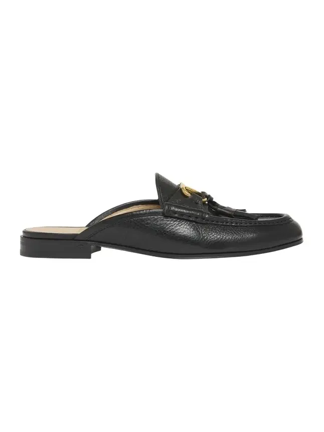 VLogo Signature Leather Loafer Mules VLogo Signature Leather Loafer Mules