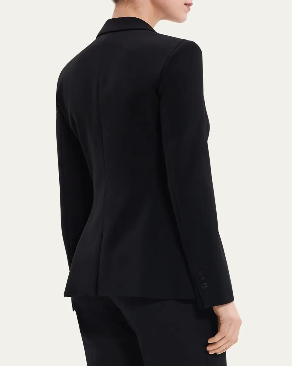 Theory Admiral Crepe One-Button Staple Blazer | Thumbnail 3