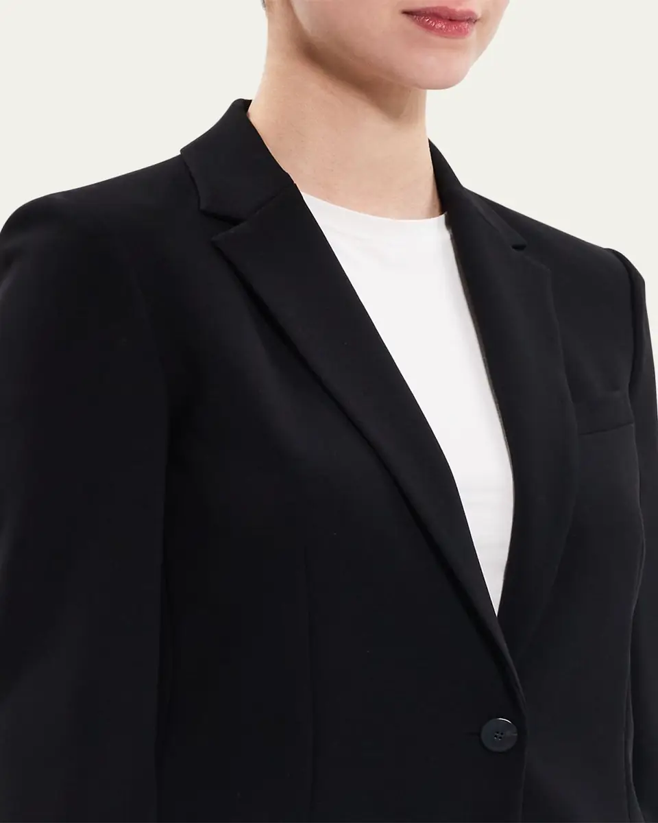 Theory Admiral Crepe One-Button Staple Blazer | Thumbnail 5