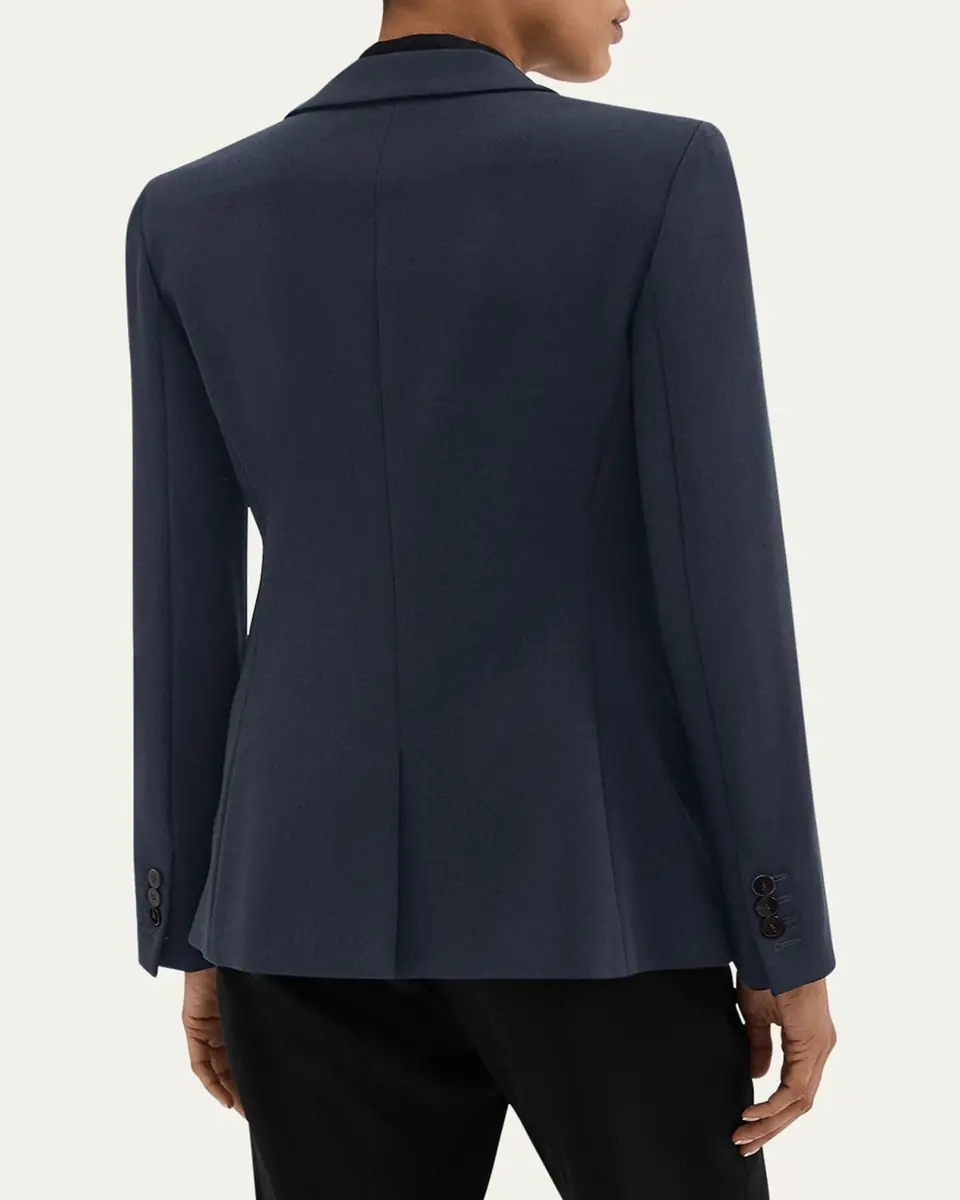 Theory Admiral Crepe One-Button Staple Blazer | Thumbnail 7