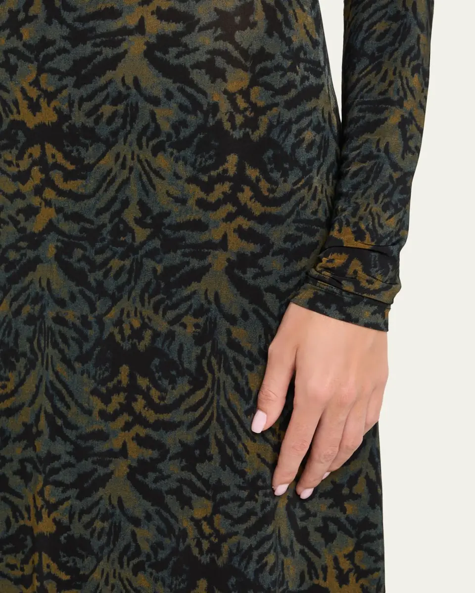 Ulla Johnson Koa Ruched Jersey Turtleneck Maxi Dress | Thumbnail 5 Ulla Johnson Koa Ruched Jersey Turtleneck Maxi Dress | Thumbnail 5