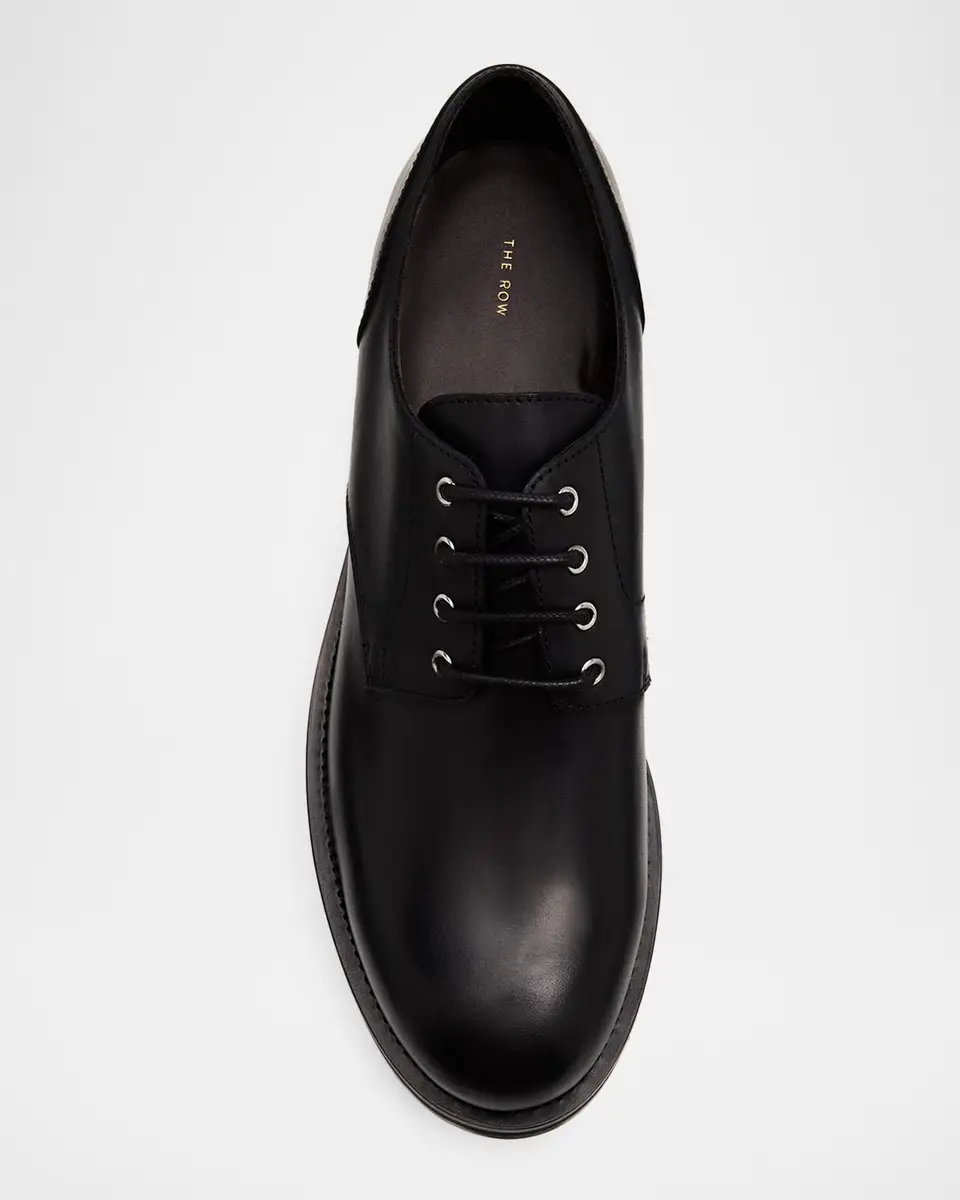 The Row Leather Derby Lug-Sole Shoes | Thumbnail 6 The Row Leather Derby Lug-Sole Shoes | Thumbnail 6