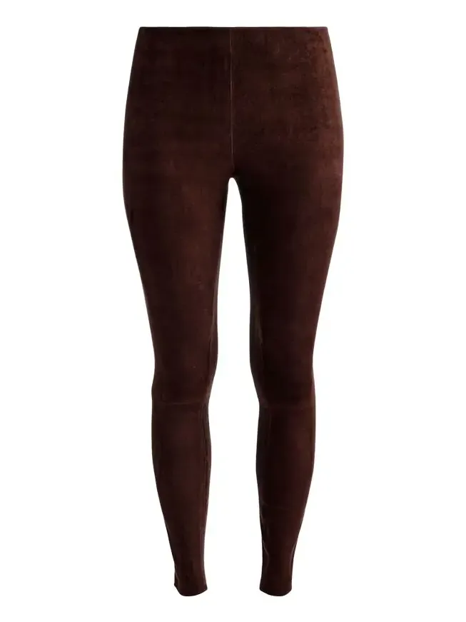 Lennox Mid-Rise Suede Leggings Lennox Mid-Rise Suede Leggings