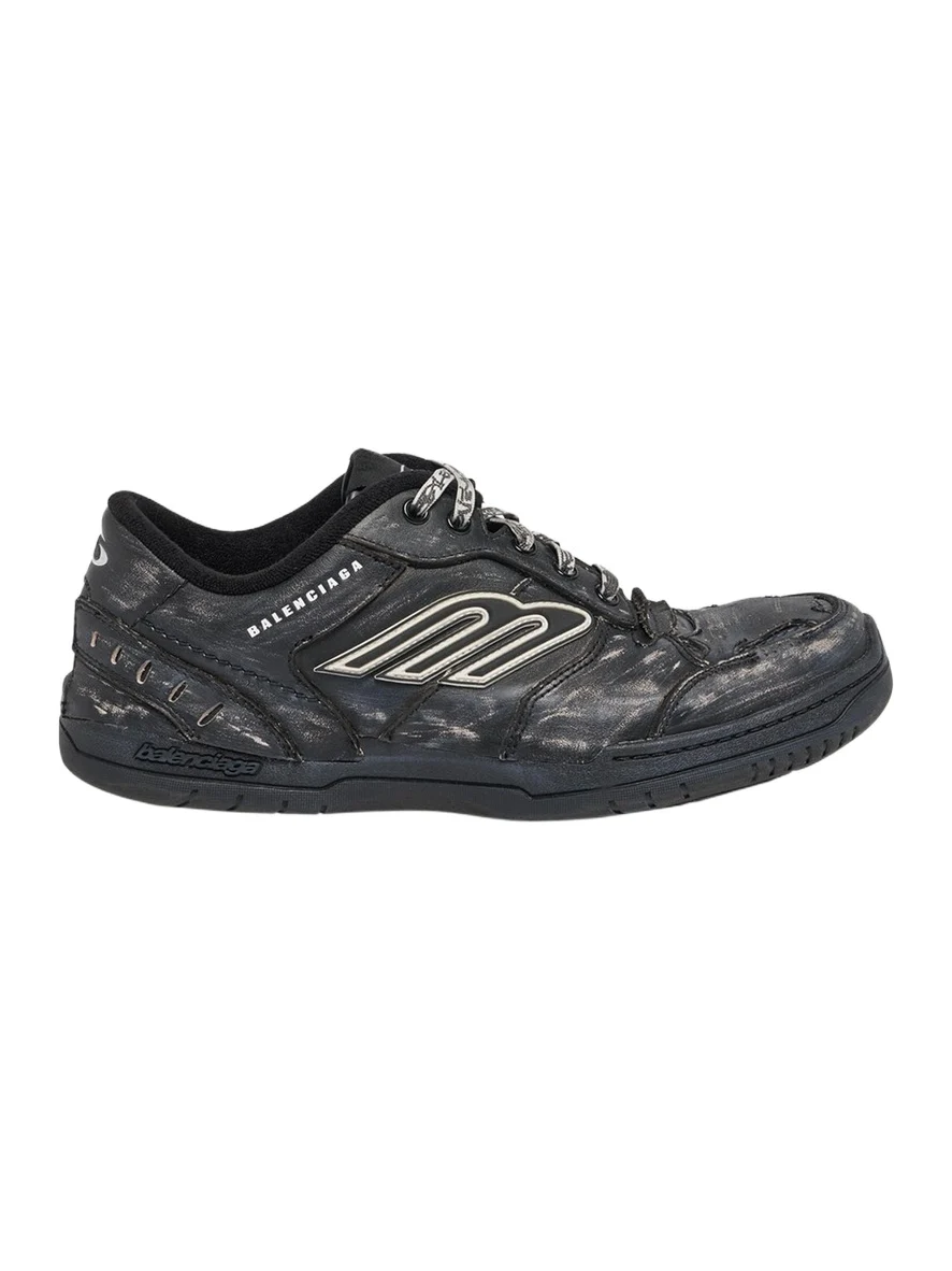 Men's Hamptons Calfskin Low-Top Sneakers