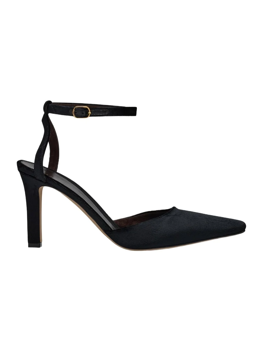 Carla Velvet Ankle-Strap Pumps Carla Velvet Ankle-Strap Pumps