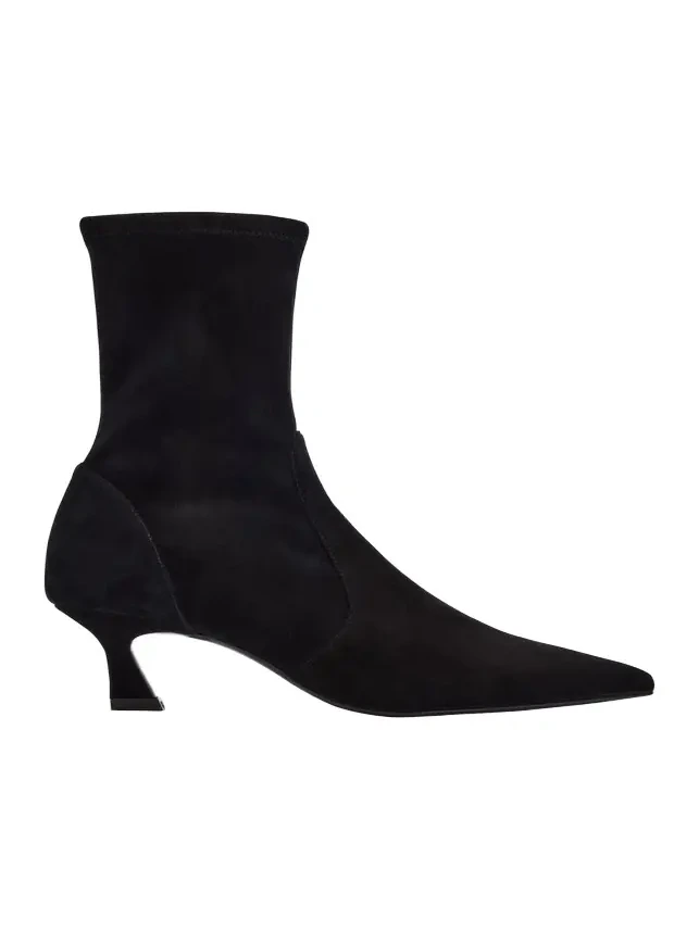 50mm Vinnie Suede Stretch Booties