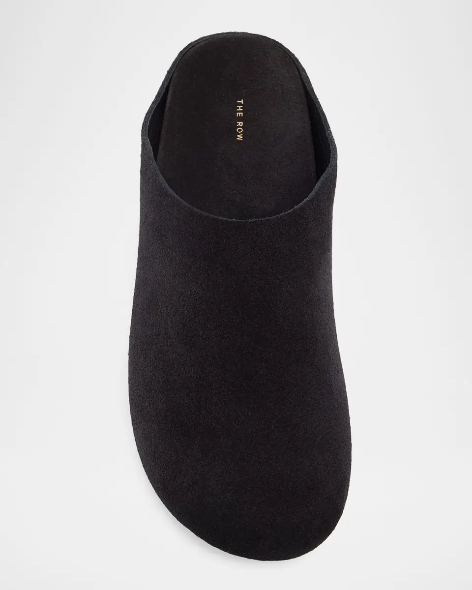 THE ROW Hudson Suede Slide Mules | Thumbnail 5 THE ROW Hudson Suede Slide Mules | Thumbnail 5