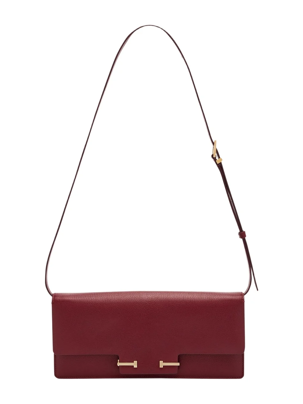East-West Supple Grain Leather Shoulder Bag East-West Supple Grain Leather Shoulder Bag