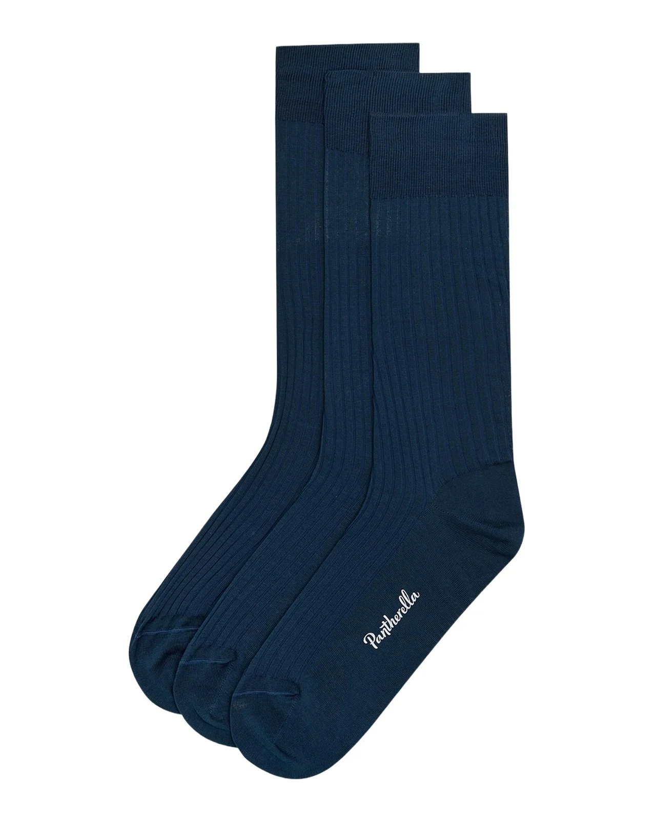 Men's Danvers Ribbed Cotton Mid-Calf Socks