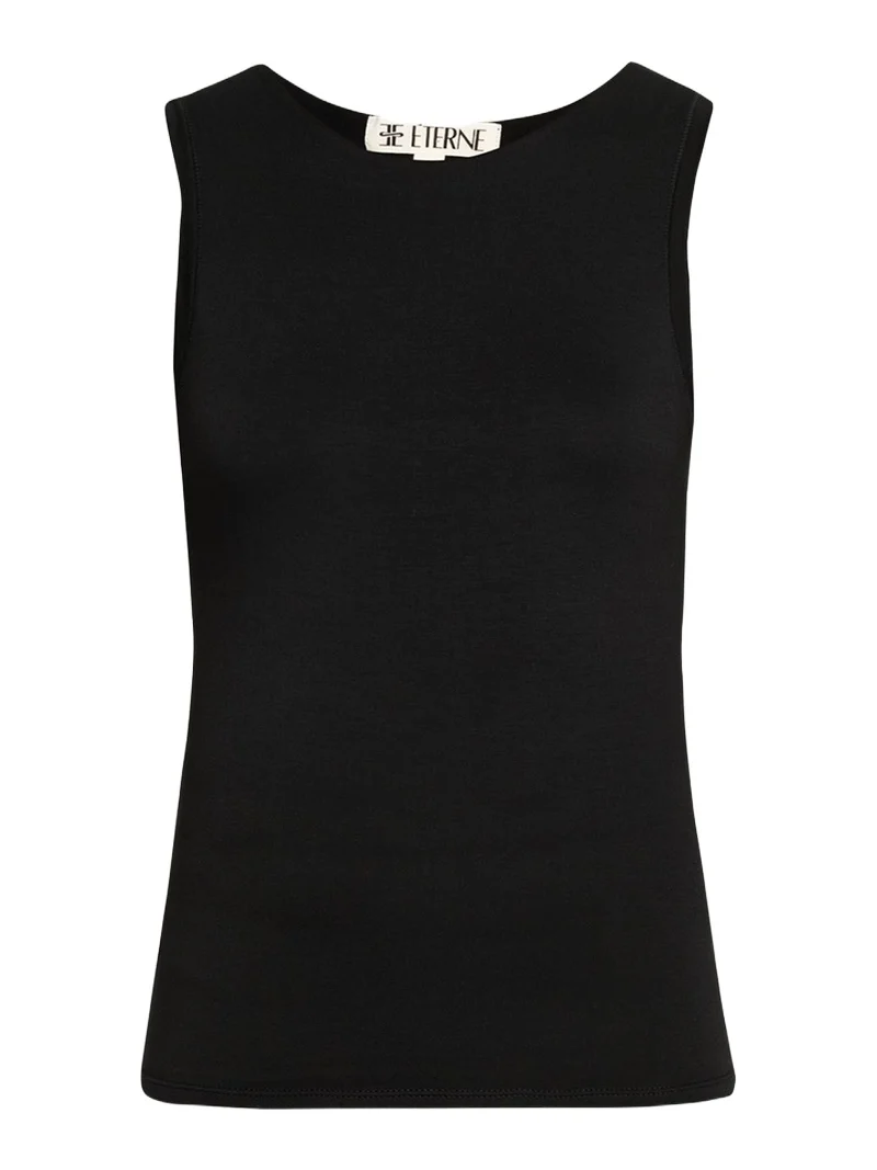 Sleeveless Crewneck Top