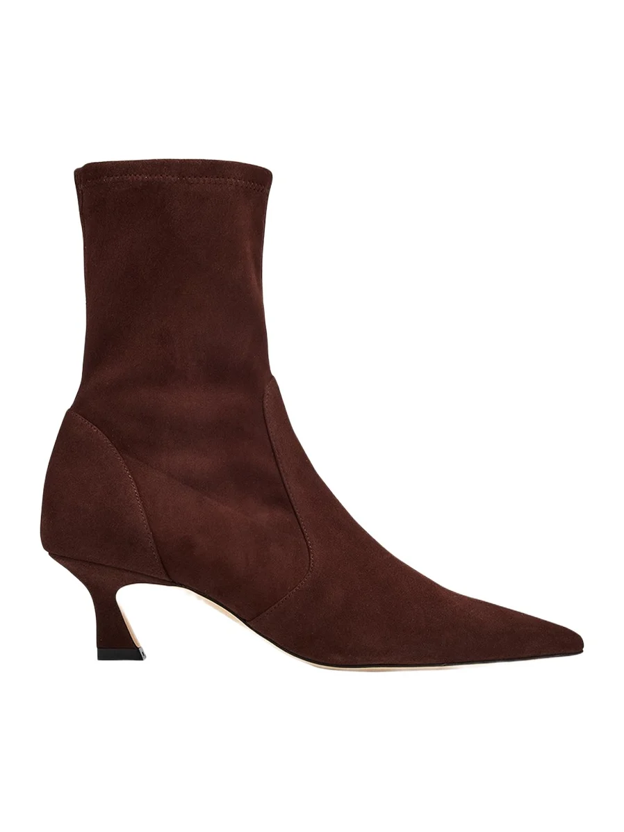 50mm Vinnie Suede Stretch Booties 50mm Vinnie Suede Stretch Booties