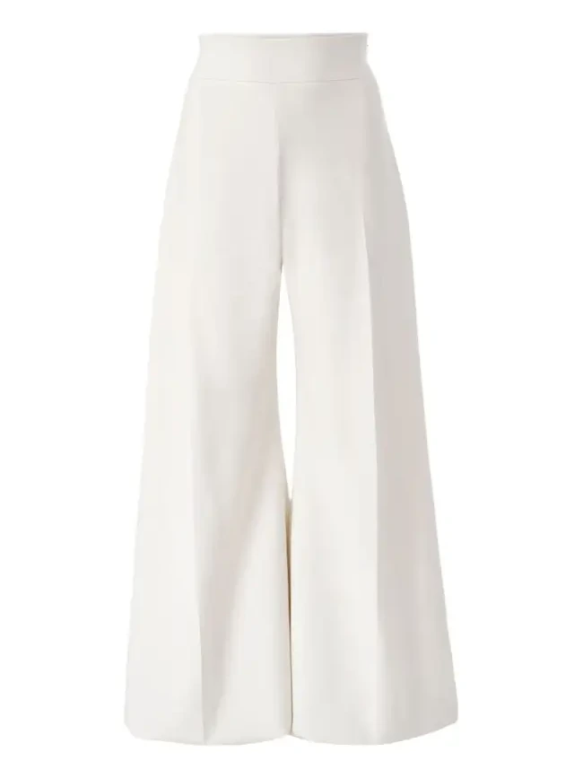 Diane High-Rise Wool Wide-Leg Pants
