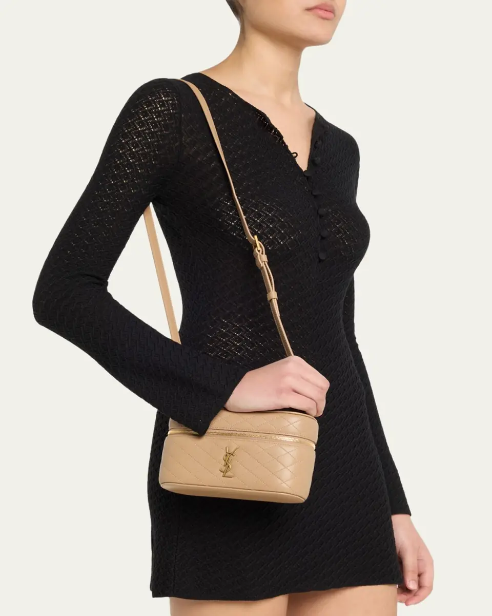 Saint Laurent Gaby Vanity Quilted Leather Bag | Thumbnail 2 Saint Laurent Gaby Vanity Quilted Leather Bag | Thumbnail 2