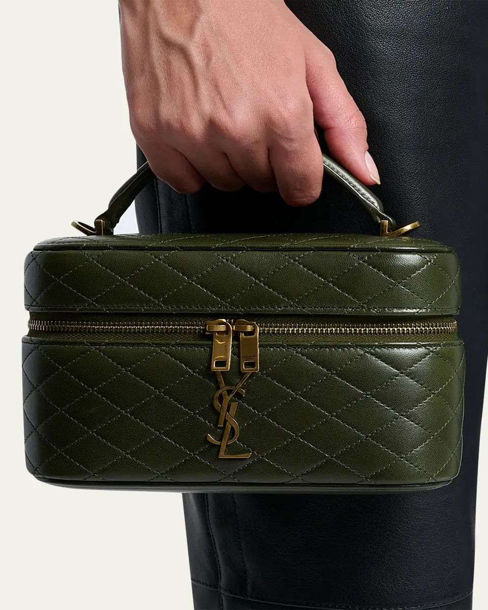 Saint Laurent Gaby Vanity Quilted Leather Bag | Thumbnail 10 Saint Laurent Gaby Vanity Quilted Leather Bag | Thumbnail 10
