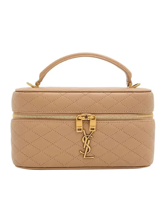 Gaby Vanity Quilted Leather Bag