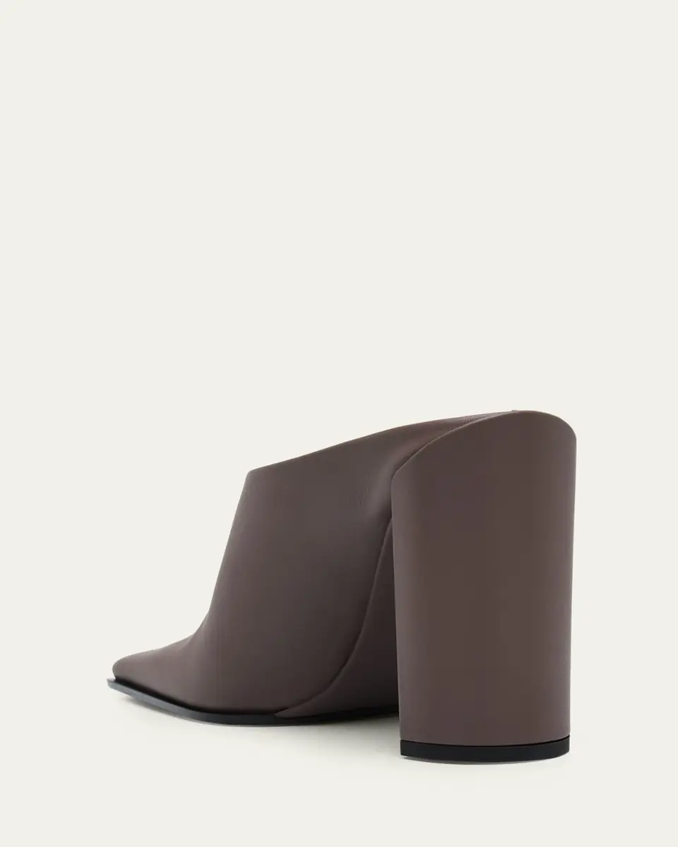 Alaïa Leather Square-Toe Mules | Thumbnail 6 Alaïa Leather Square-Toe Mules | Thumbnail 6