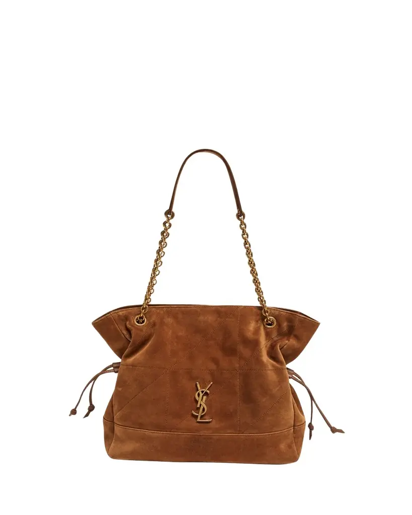 Saint Laurent Jamie 4.3 Medium YSL Tote Bag in Suede | Image 1 Saint Laurent Jamie 4.3 Medium YSL Tote Bag in Suede | Image 1