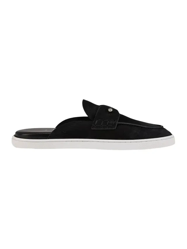 Chanme Donna Leather Boat Shoe Mules Chanme Donna Leather Boat Shoe Mules
