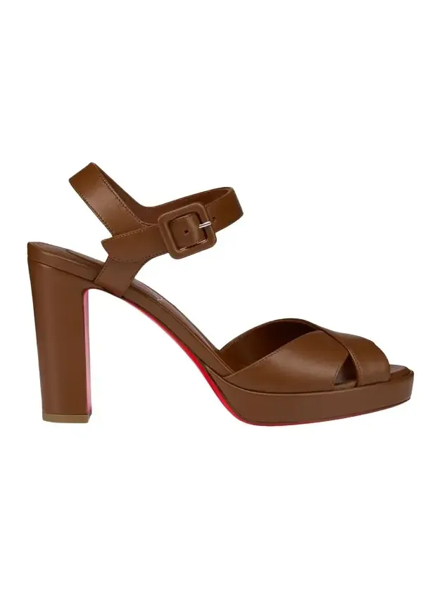 100mm Cora Leather Sandals