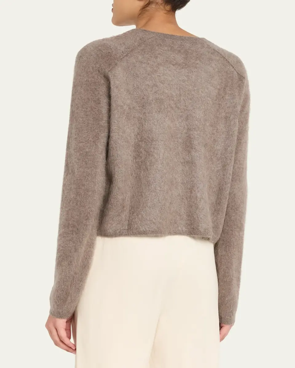 Lisa Yang Fride Short-Sleeved Mock-Neck Cashmere Sweater | Thumbnail 3 Lisa Yang Fride Short-Sleeved Mock-Neck Cashmere Sweater | Thumbnail 3