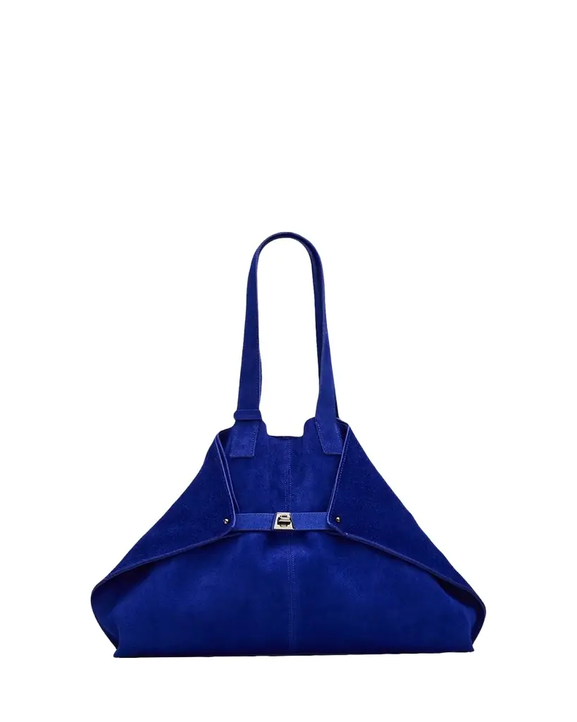 Akris Ai Medium Suede Tote Bag | Image 1 Akris Ai Medium Suede Tote Bag | Image 1