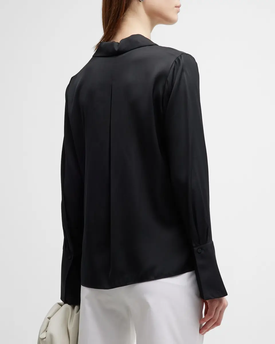 Kobi Halperin Liv Split-Cuff Stretch Silk Blouse | Thumbnail 2 Kobi Halperin Liv Split-Cuff Stretch Silk Blouse | Thumbnail 2
