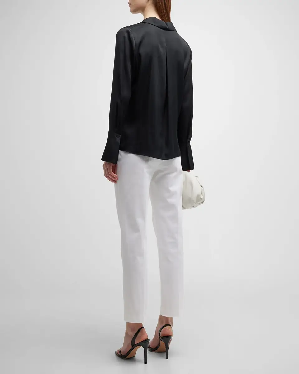 Kobi Halperin Liv Split-Cuff Stretch Silk Blouse | Thumbnail 4 Kobi Halperin Liv Split-Cuff Stretch Silk Blouse | Thumbnail 4