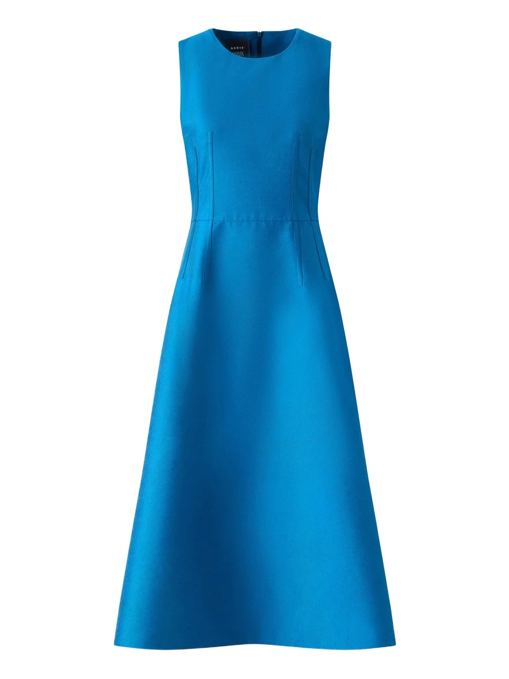 Dupion Sleeveless Silk Shantung Midi Dress Dupion Sleeveless Silk Shantung Midi Dress