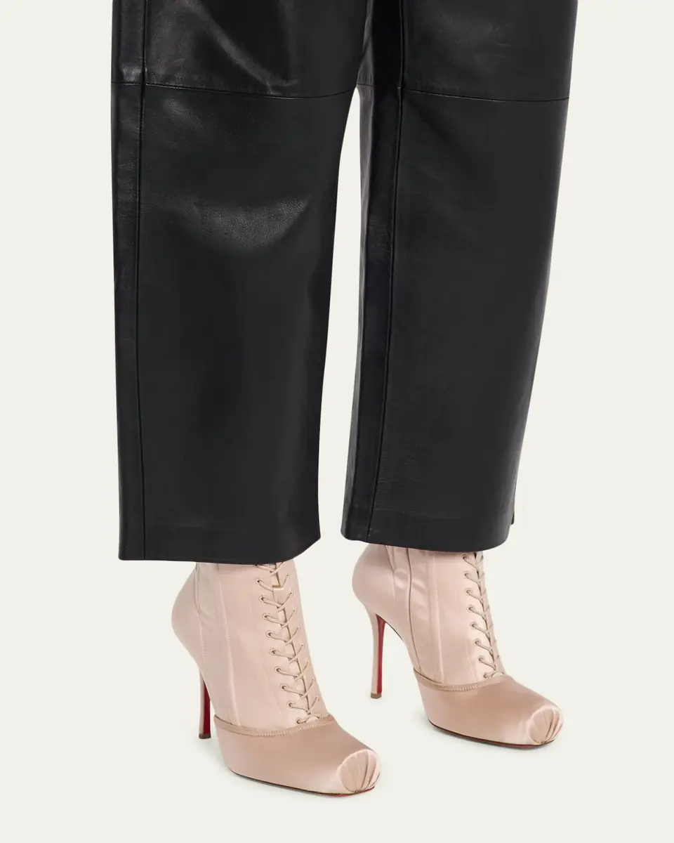 Christian Louboutin 100mm Pavlova Satin Booties | Thumbnail 2 Christian Louboutin 100mm Pavlova Satin Booties | Thumbnail 2
