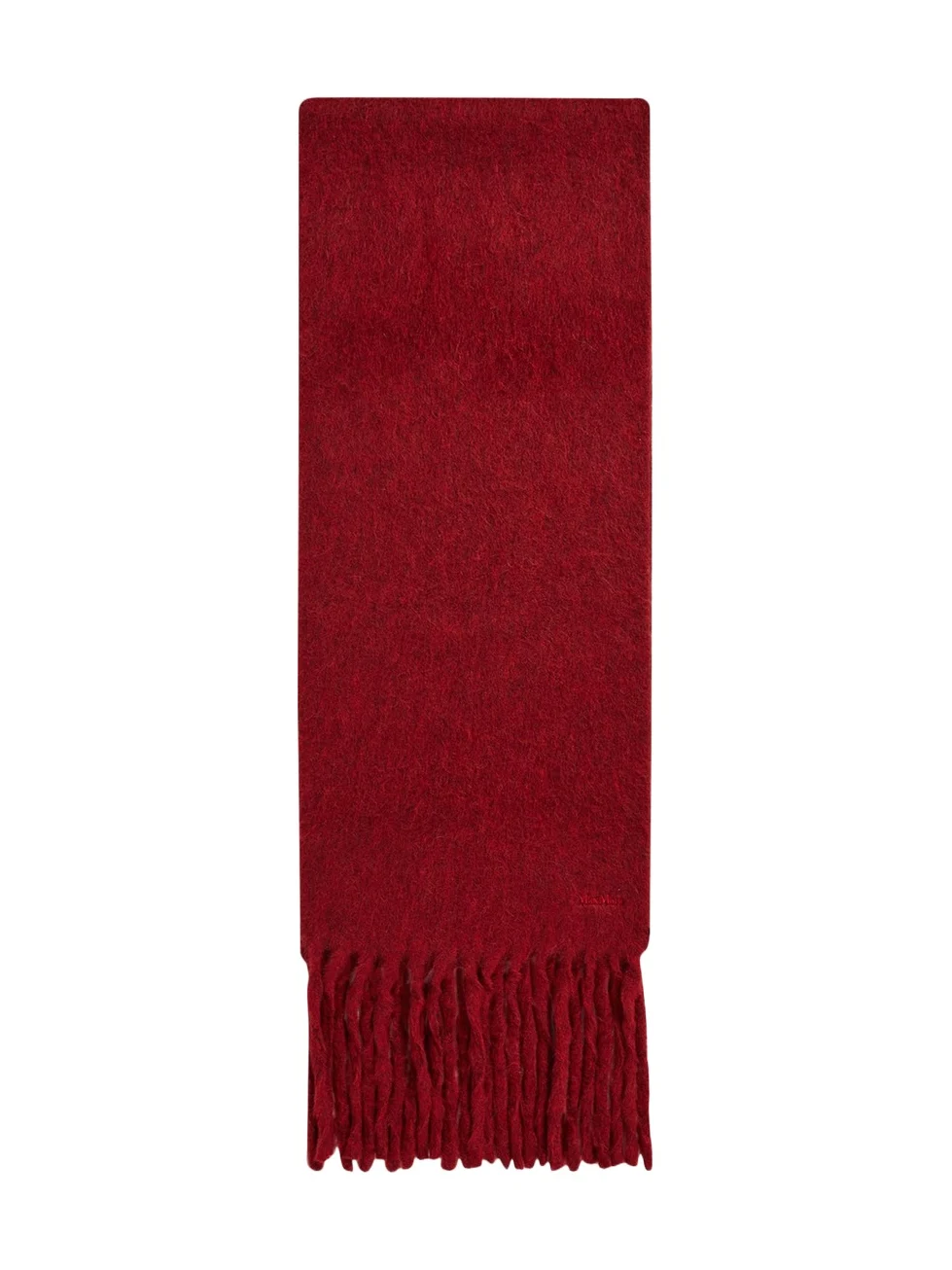 Max Mara Osso Fringed Alpaca Scarf